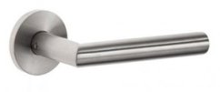 Dveřní kování Assa Abloy AHW500 klika/klika tvar L kulatá rozeta