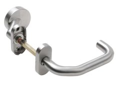 Dveřní kování Assa Abloy AHW600 klika/koule zahnuté U s oválnou rozetou