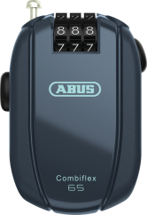 Zámek lankový ABUS Combiflex StopOver Midnight blue 65