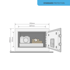 YALE Safe Guest Small YSV/200/DB2