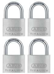 Visací zámek ABUS 727TI/40 Titalium - Quad