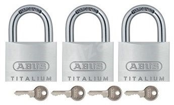 Visací zámek ABUS 726TI/40 Titalium - Triples